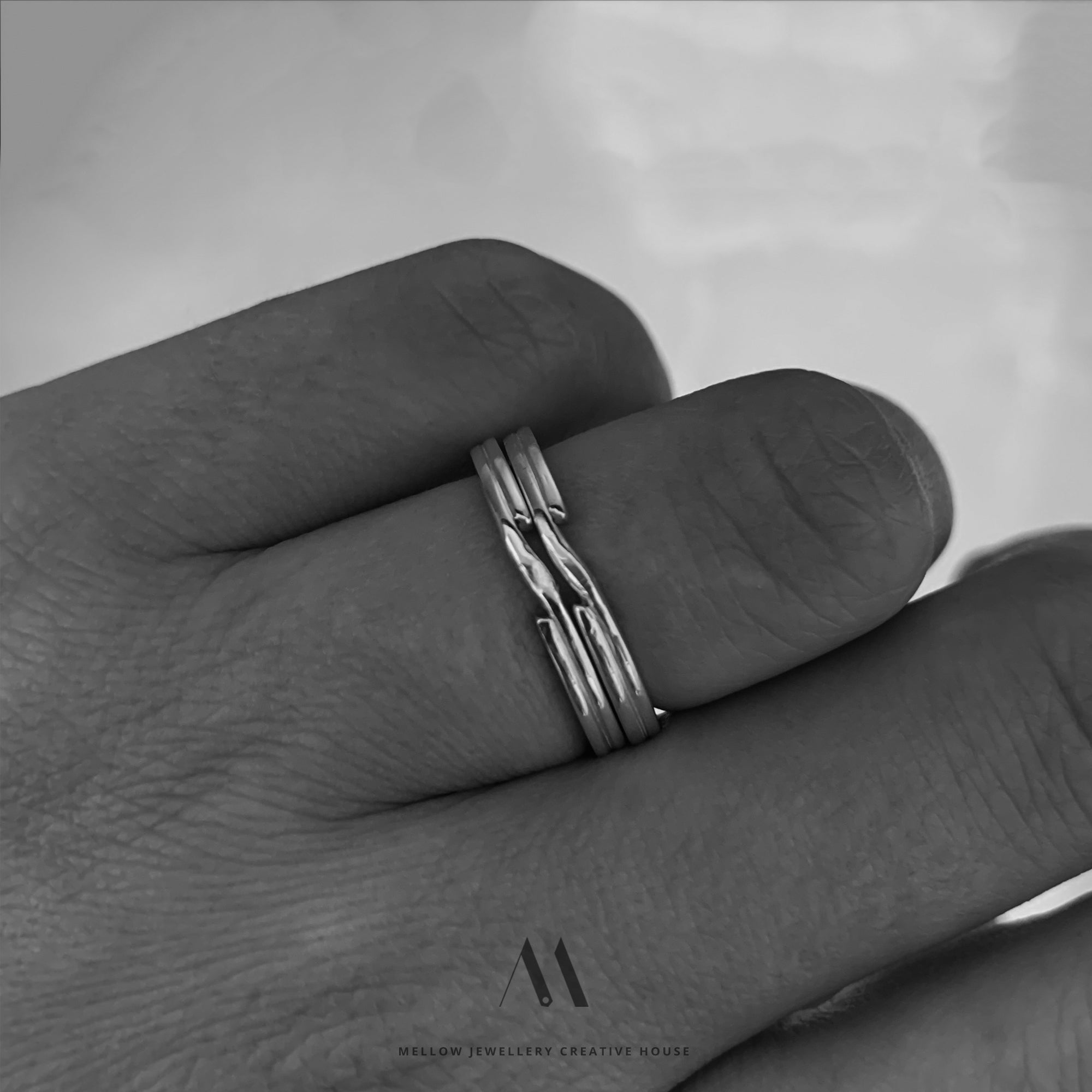 Sterling silver Ring R5/SiEV33 - Mellow Jewellery Creative House