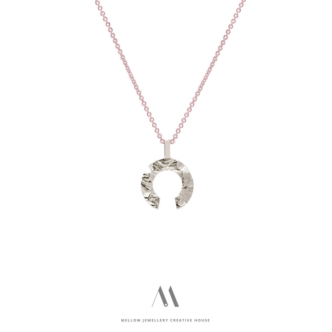 14k solid gold necklace N4/Au37 - Mellow Jewellery Creative House