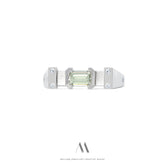 14k solid white gold Diamonds ring CMR/222 - Mellow Jewellery Creative House