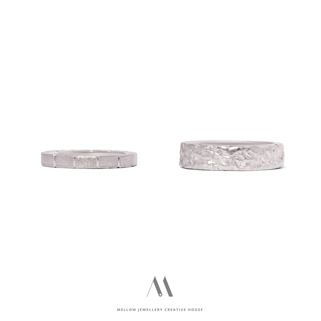 Custom made wedding rings CMW/103 - Mellow Jewellery Creative House