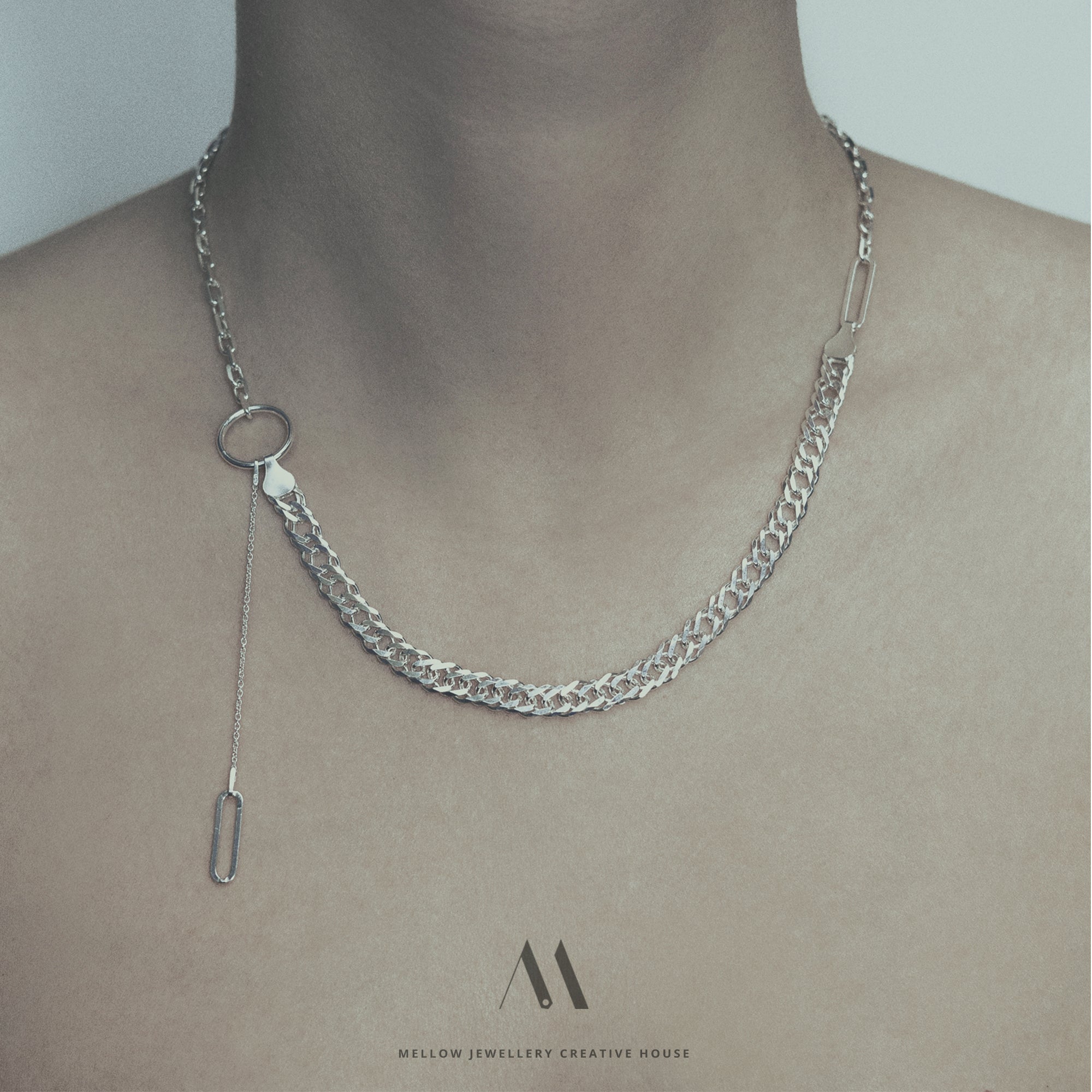 Sterling silver necklace N4/SiE104