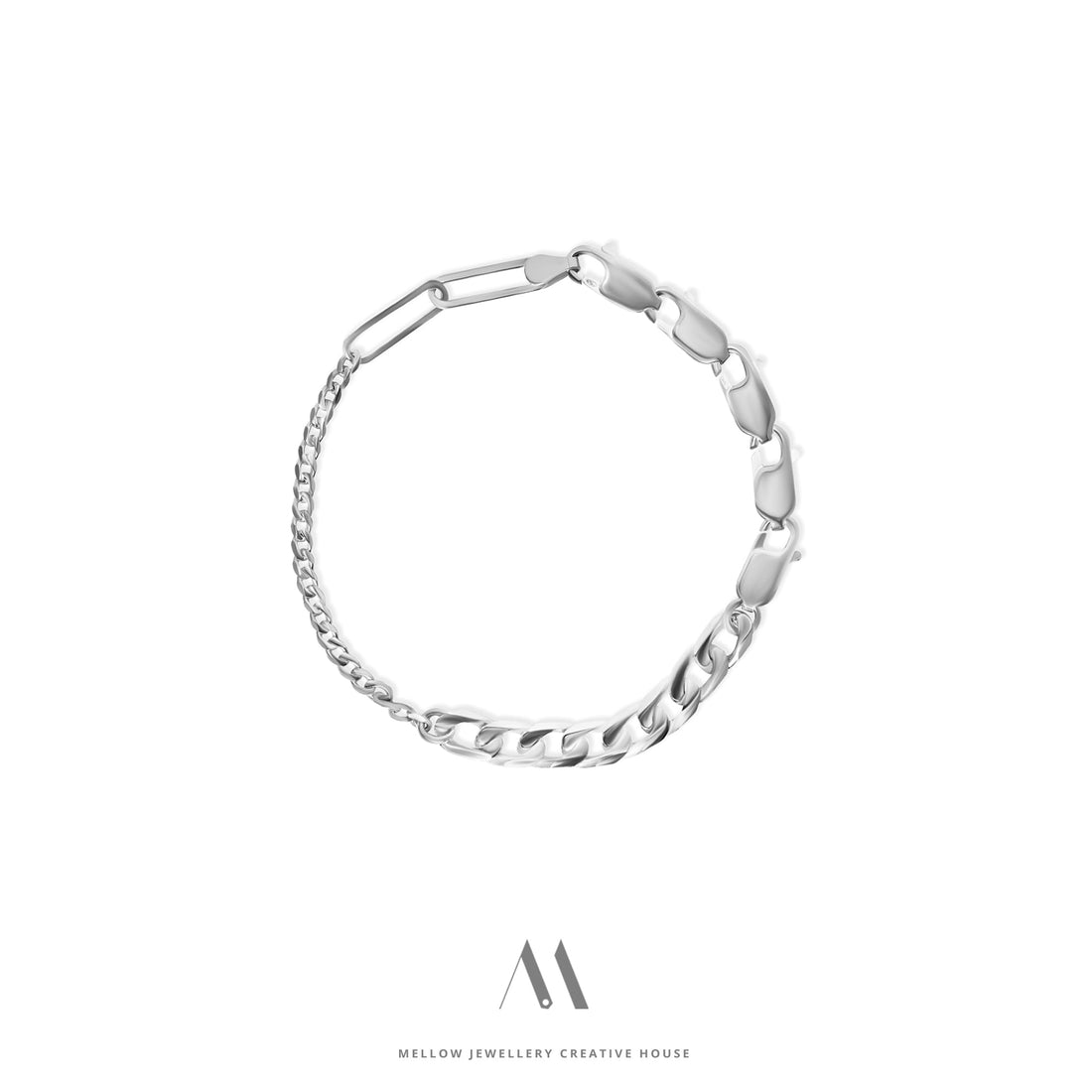 Sterling silver bracelet B2/SiE11 - Mellow Jewellery Creative House