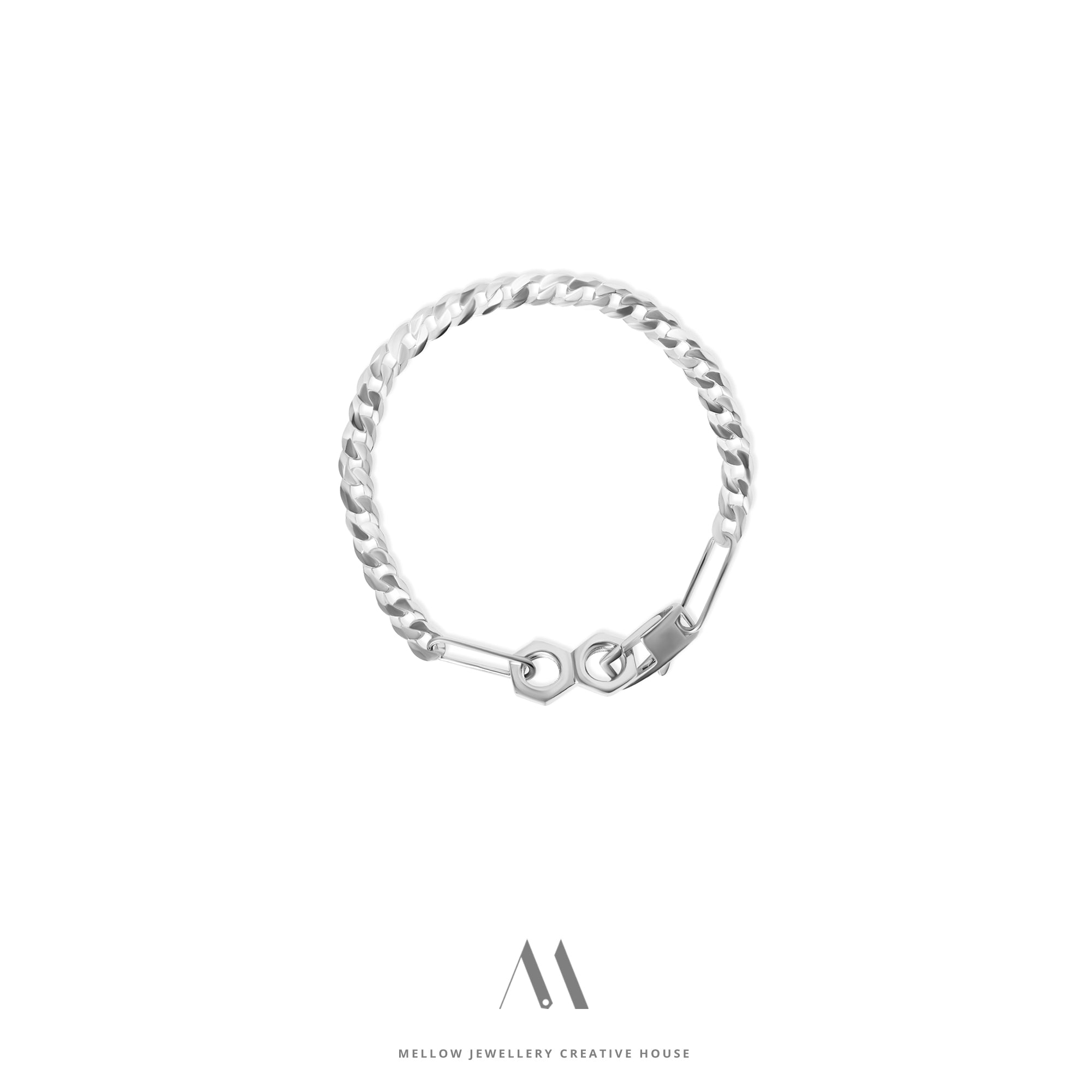 Sterling silver bracelet B2/SiE16 - Mellow Jewellery Creative House