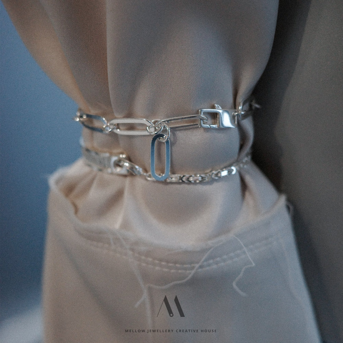 Sterling silver bracelet B2/SiE17 - Mellow Jewellery Creative House