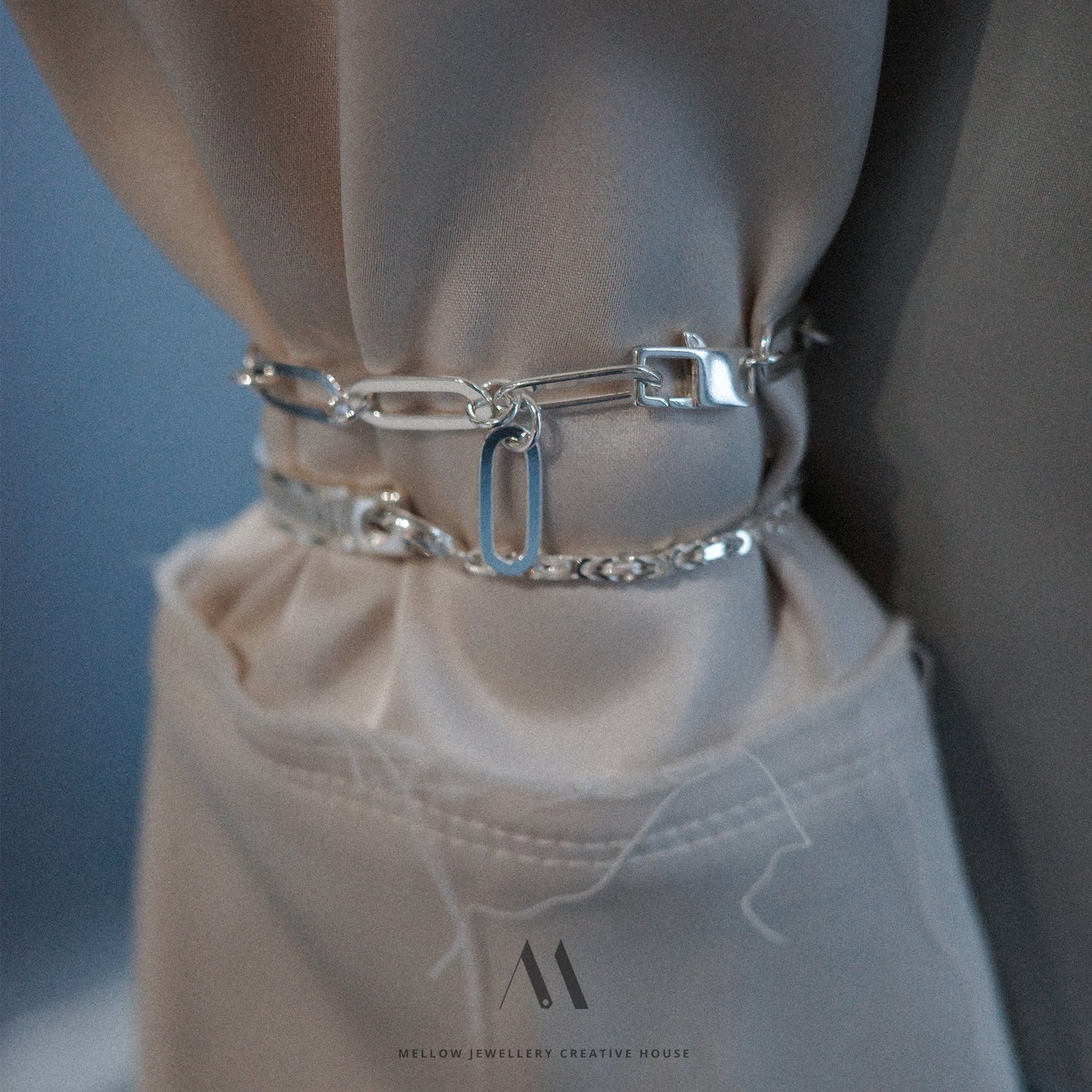 Sterling silver bracelet B2/SiE17 - Mellow Jewellery Creative House