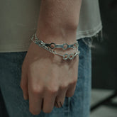 Sterling silver bracelet B2/SiE18 - Mellow Jewellery Creative House