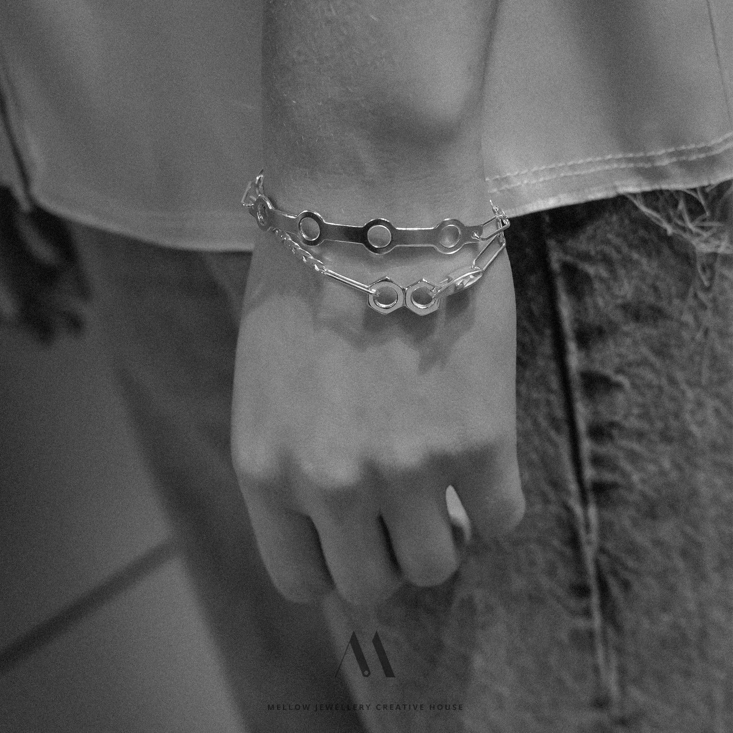 Sterling silver bracelet B2/SiE18 - Mellow Jewellery Creative House