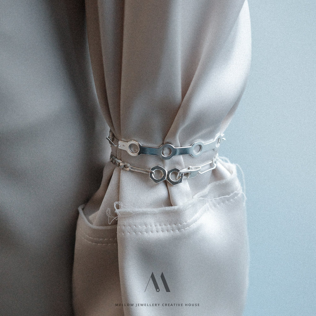 Sterling silver bracelet B2/SiE18 - Mellow Jewellery Creative House