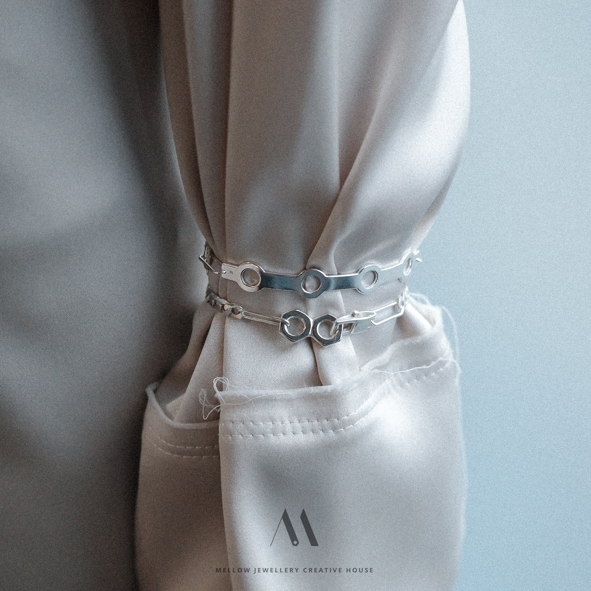 Sterling silver bracelet B2/SiE18 - Mellow Jewellery Creative House