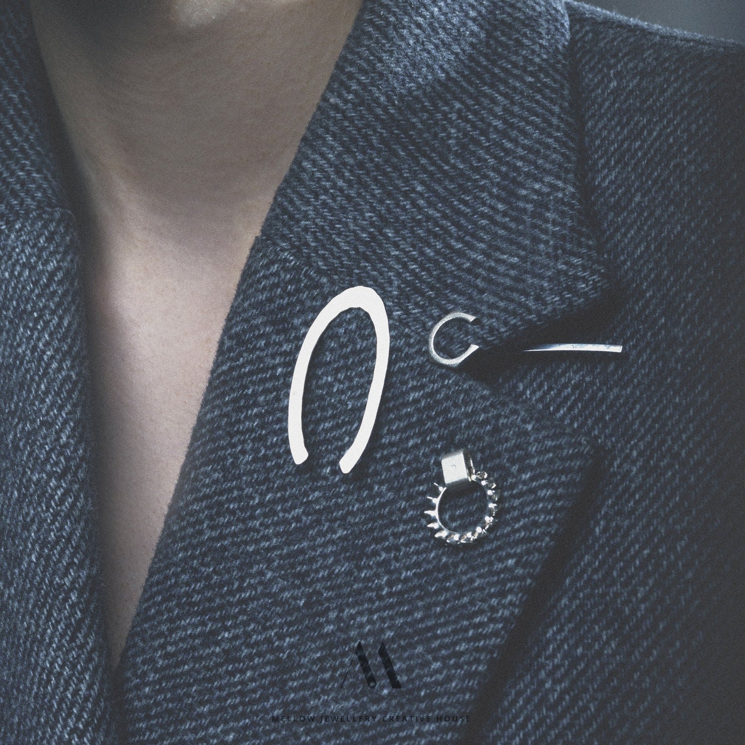 Sterling silver earring E3/SiE188 - Mellow Jewellery Creative House