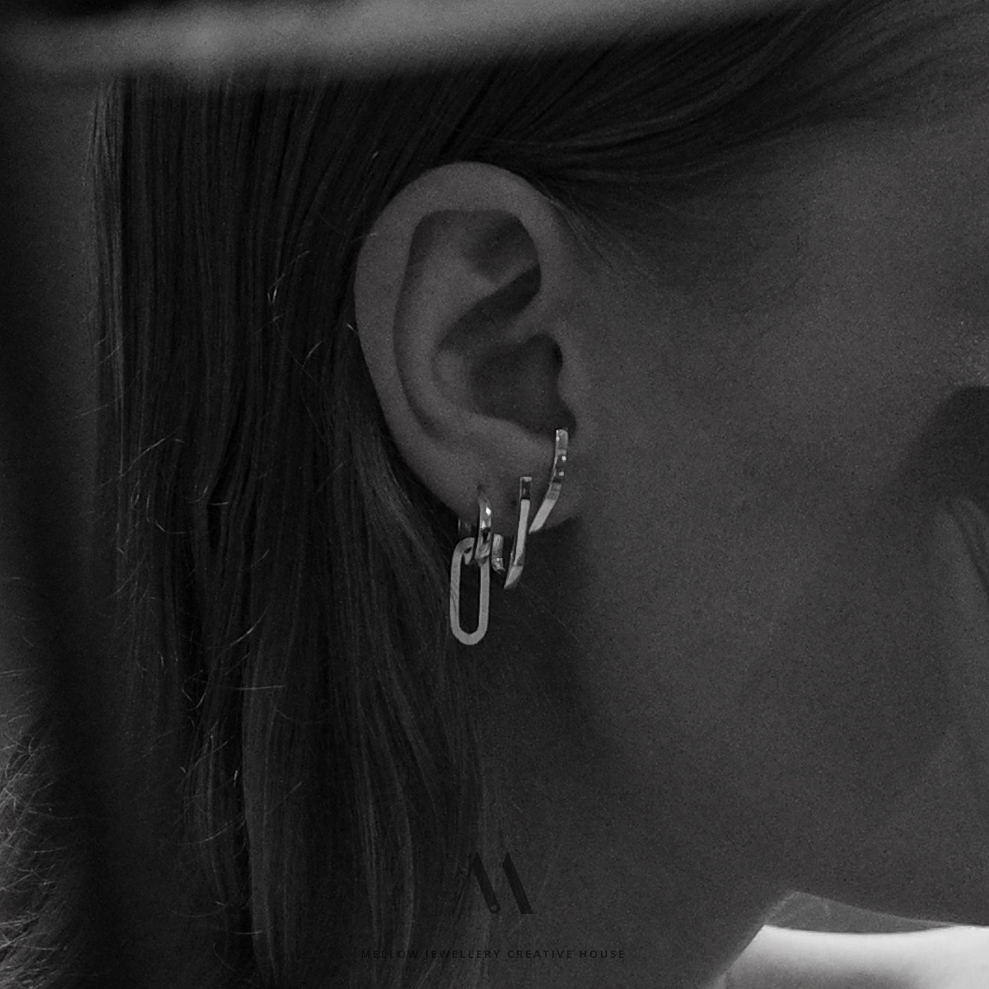 Sterling silver earring E3/SiE236 - Mellow Jewellery Creative House