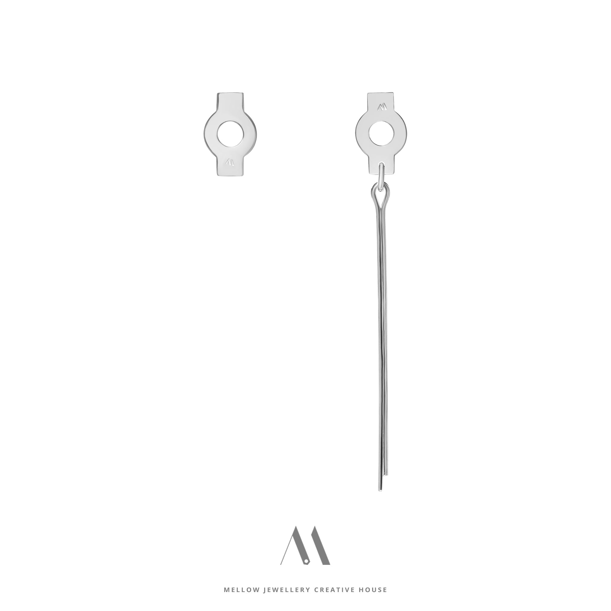 Sterling silver earrings E3/SiE230 - Mellow Jewellery Creative House