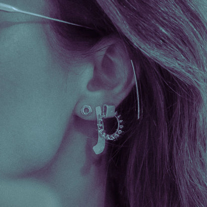 Sterling silver earrings E3/SiE232 - Mellow Jewellery Creative House