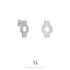 Sterling silver earrings E3/SiE233 - Mellow Jewellery Creative House
