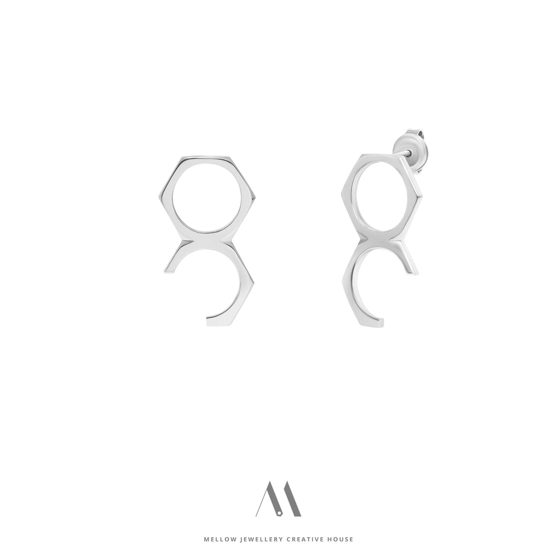 Sterling silver earrings E3/SiE234 - Mellow Jewellery Creative House