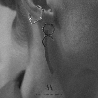 Sterling silver earrings E3/SiE234 - Mellow Jewellery Creative House