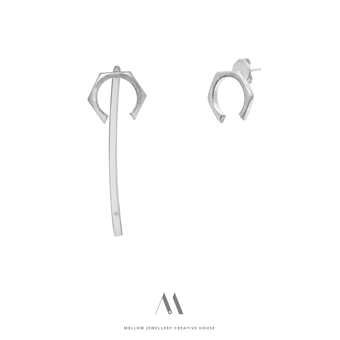 Sterling silver earrings E3/SiE237 - Mellow Jewellery Creative House