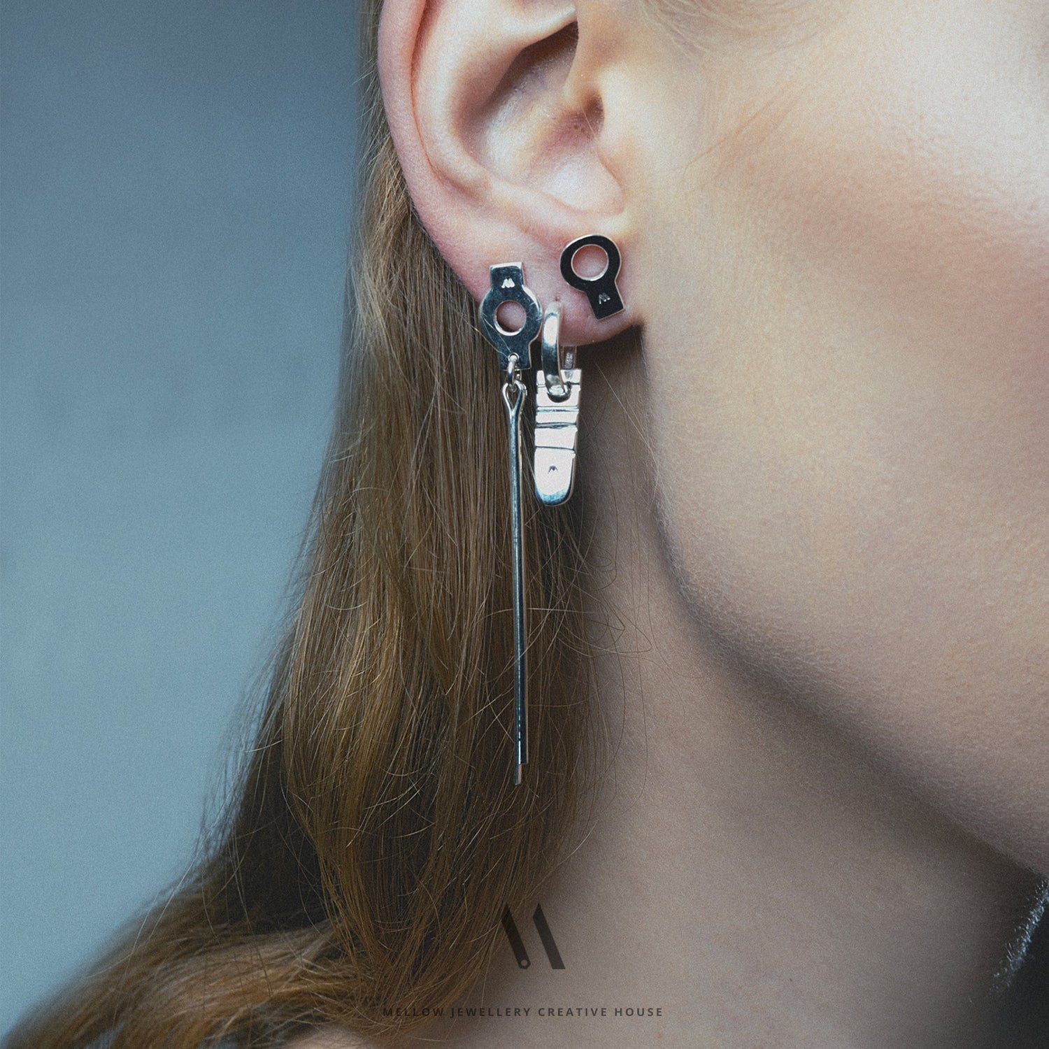 Sterling silver earrings E3/SiE239 - Mellow Jewellery Creative House