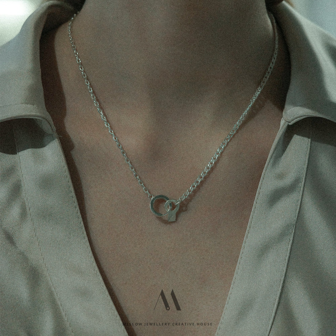 Sterling silver necklace N4/SiE101 - Mellow Jewellery Creative House