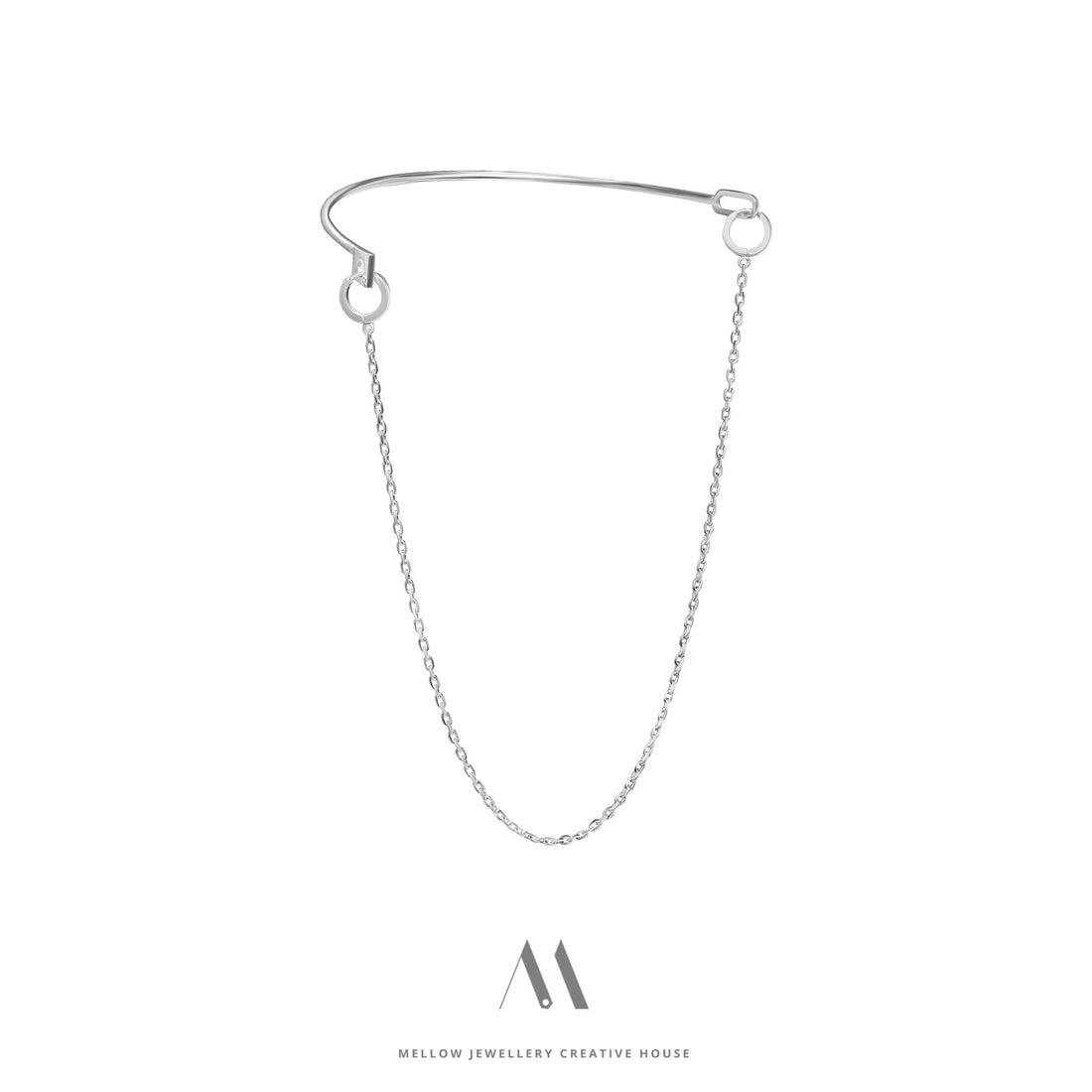 Sterling silver necklace N4/SiE102 - Mellow Jewellery Creative House