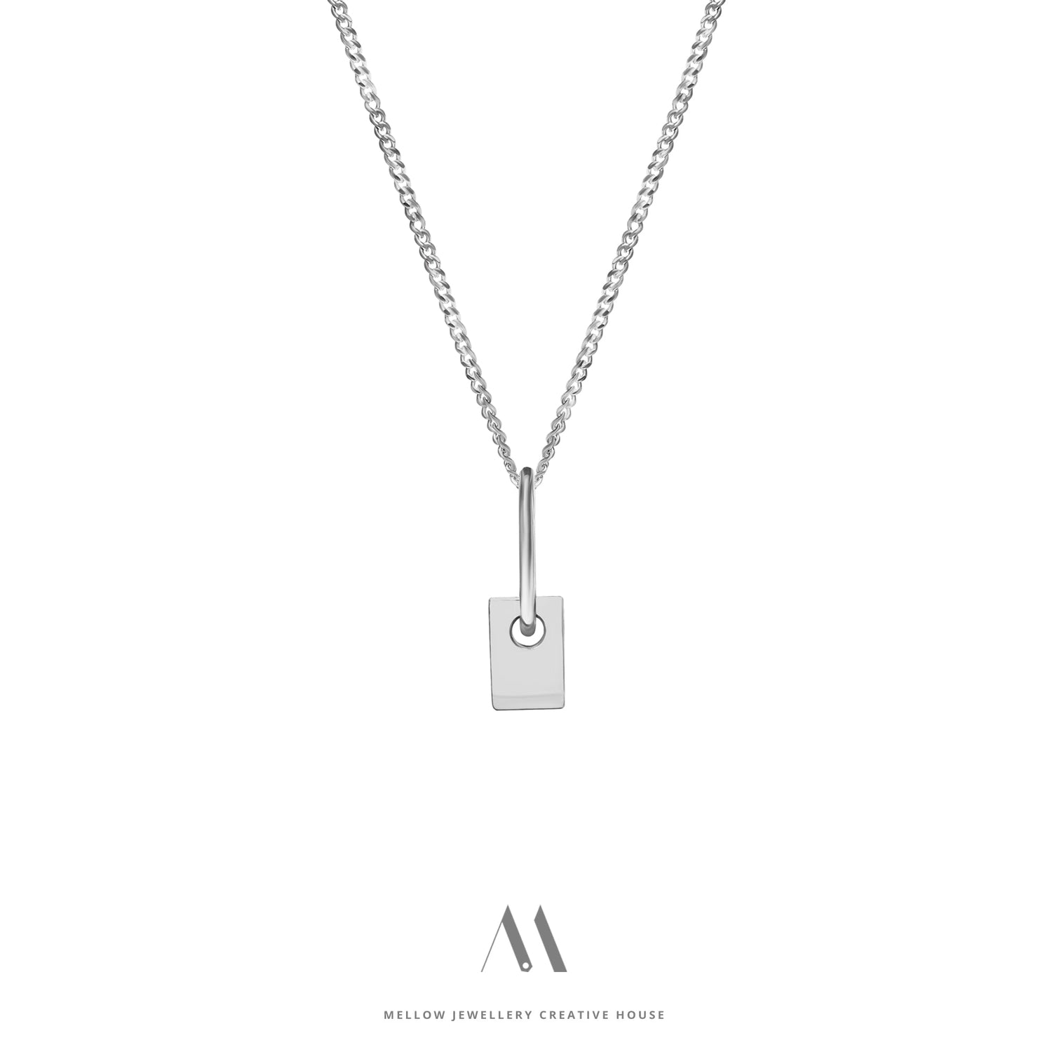 Sterling silver necklace N4/SiE105 - Mellow Jewellery Creative House