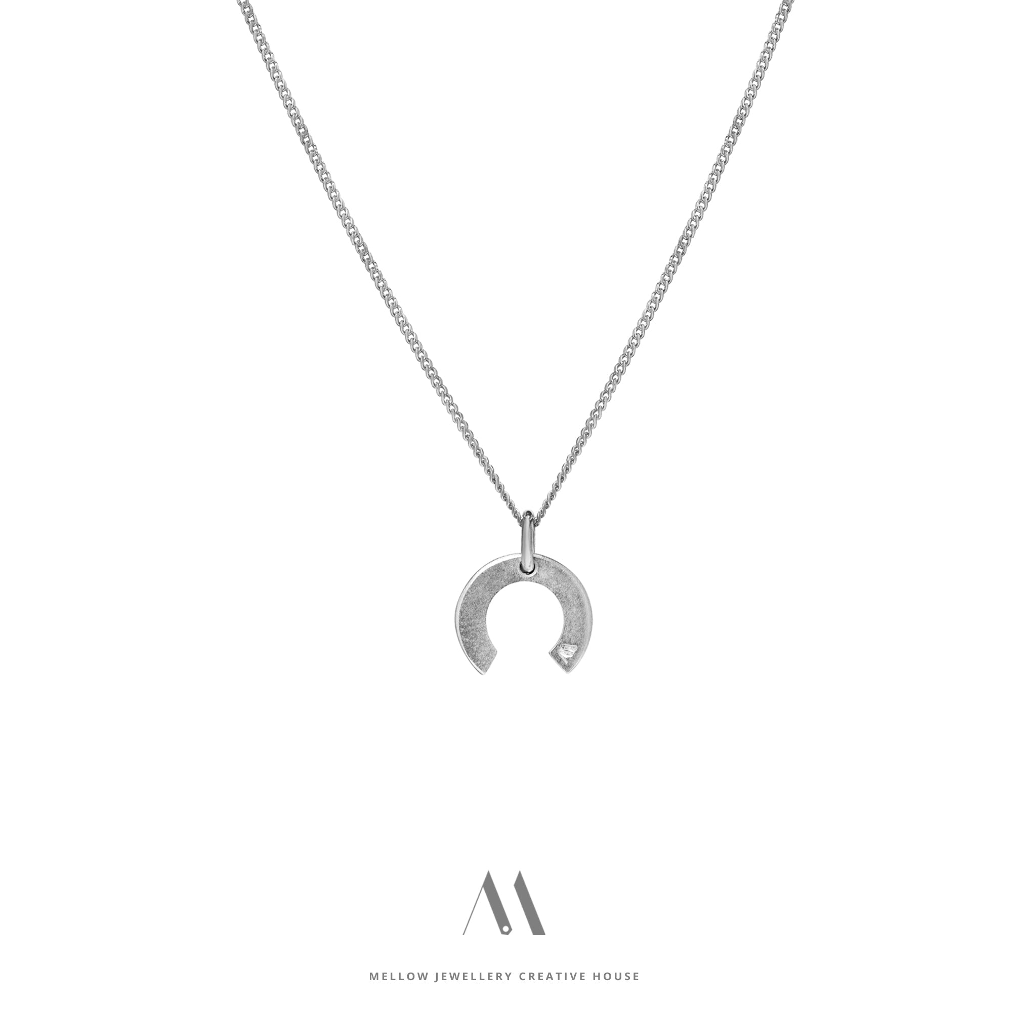 Sterling silver necklace N4/SiE12 - Mellow Jewellery Creative House