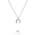 Sterling silver necklace N4/SiE12 - Mellow Jewellery Creative House