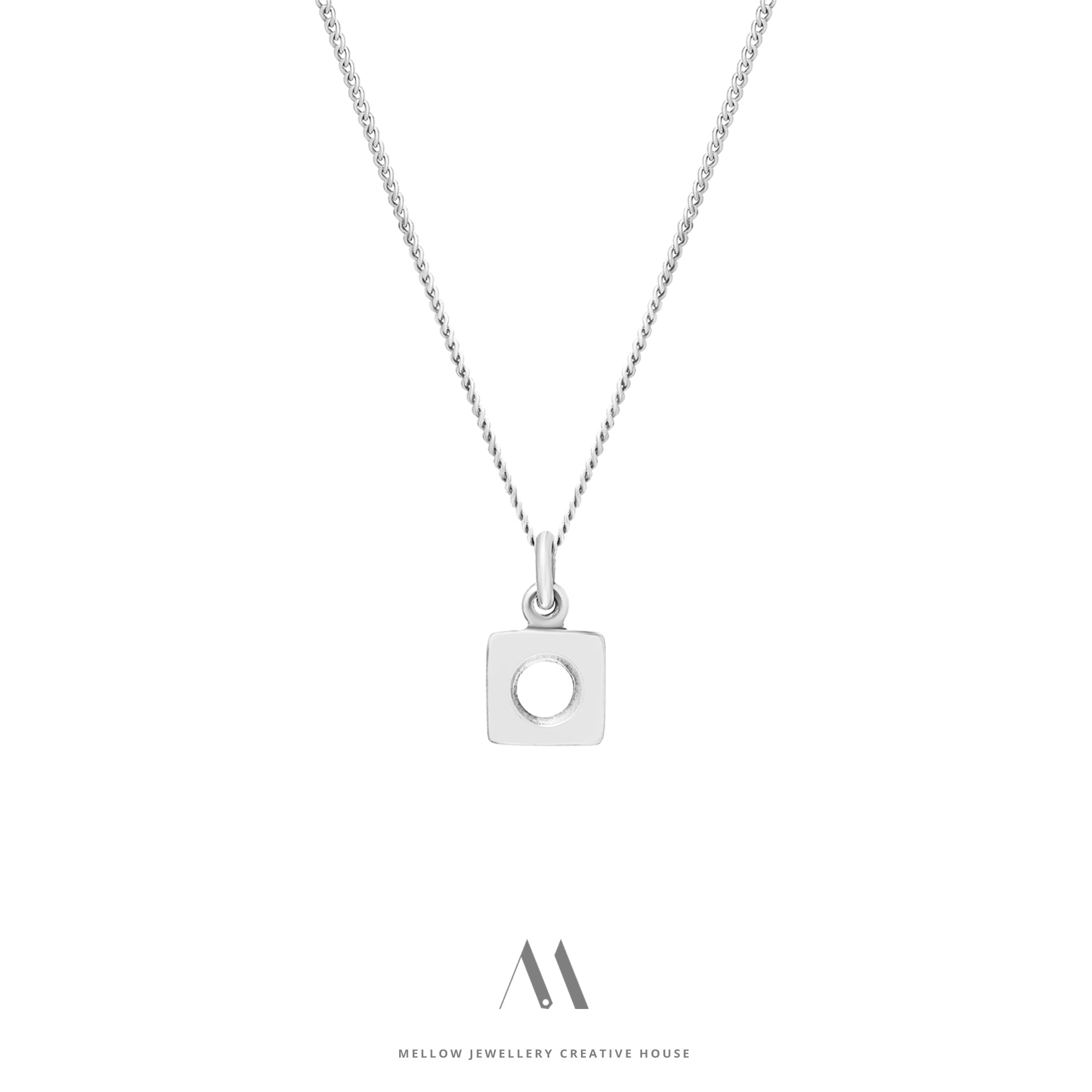 Sterling silver necklace N4/SiE14 - Mellow Jewellery Creative House