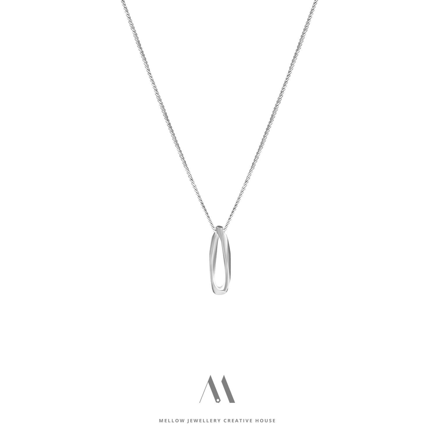 Sterling silver necklace N4/SiE51 - Mellow Jewellery Creative House