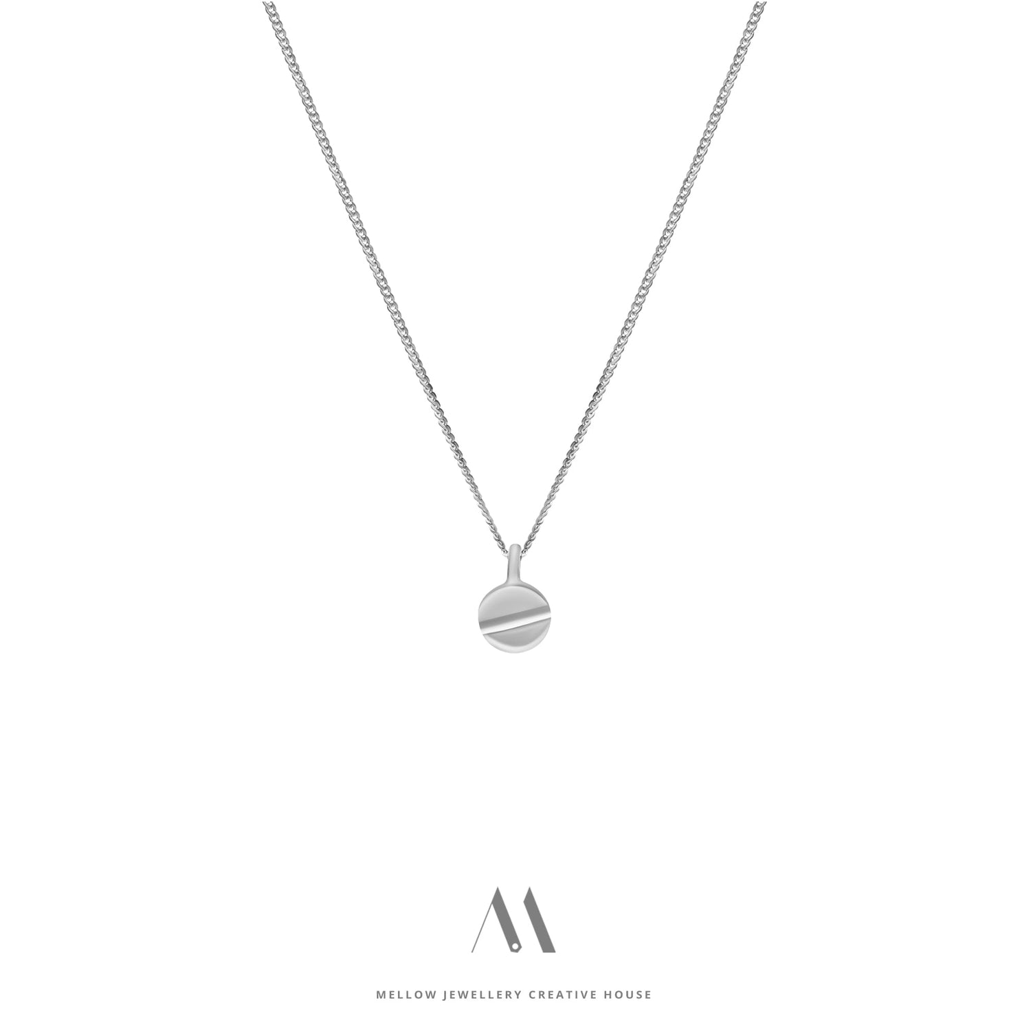 Sterling silver necklace N4/SiE61 - Mellow Jewellery Creative House