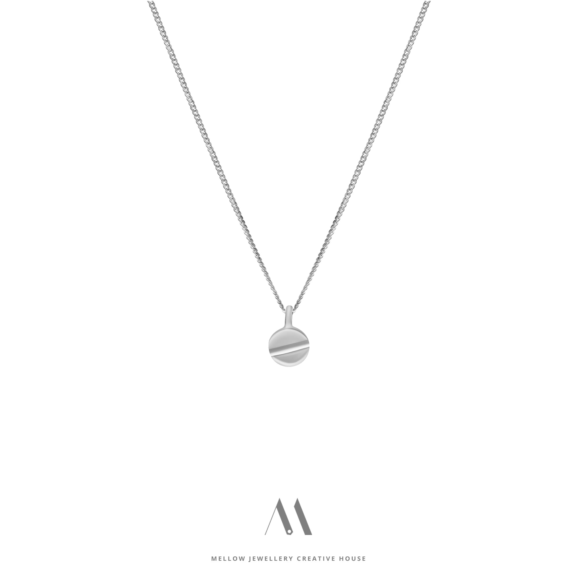 Sterling silver necklace N4/SiE61 - Mellow Jewellery Creative House
