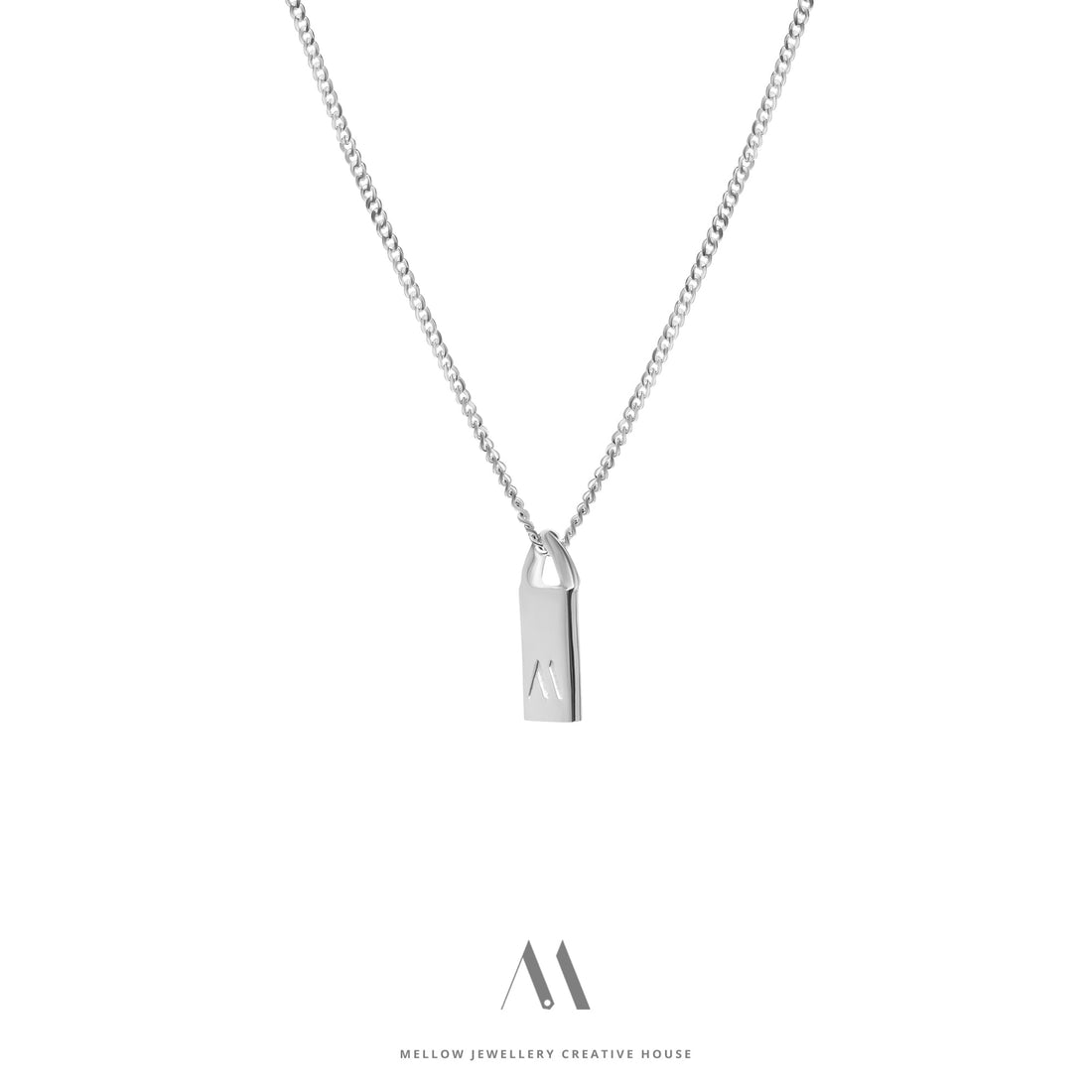 Sterling silver necklace N4/SiE92 - Mellow Jewellery Creative House