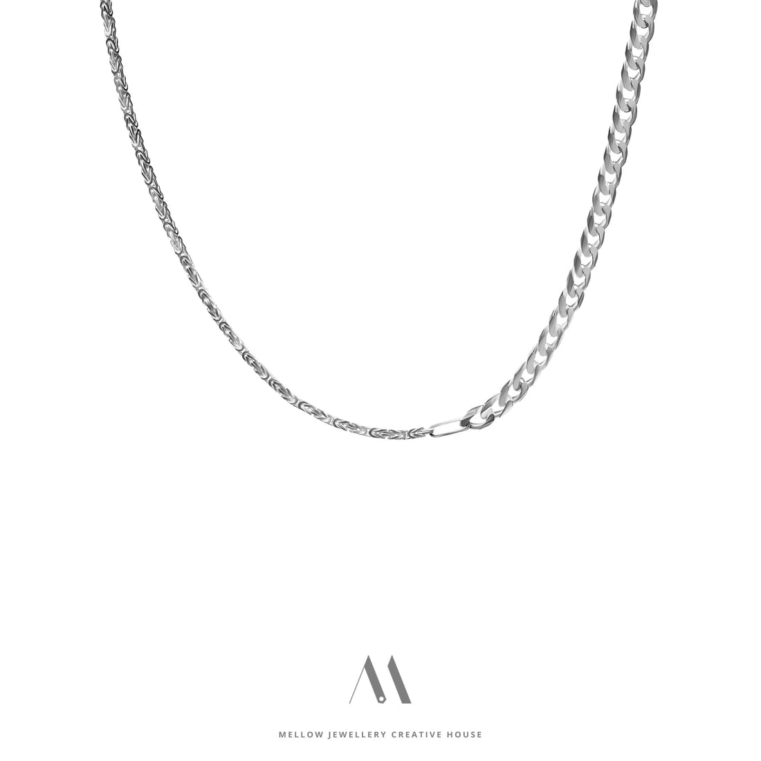 Sterling silver necklace N4/SiE95 - Mellow Jewellery Creative House