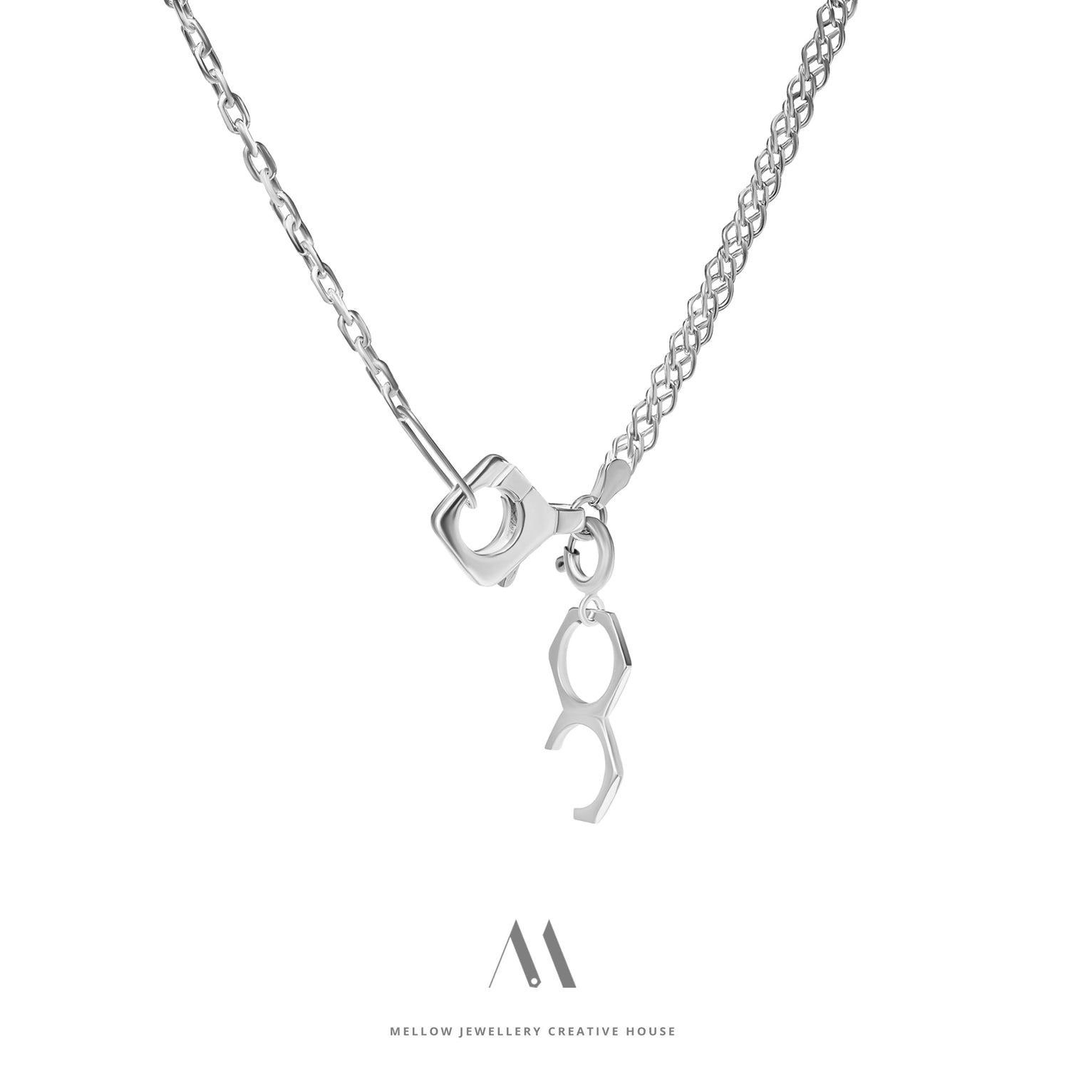 Sterling silver necklace N4/SiE97 - Mellow Jewellery Creative House