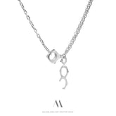 Sterling silver necklace N4/SiE97 - Mellow Jewellery Creative House